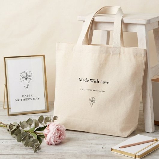 Elegante Muttertags-Tasche Jumbo Stoffbeutel