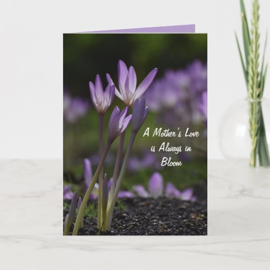 Elegante Muttertagskarte Karte (Vorderseite)