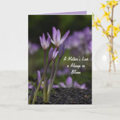 Elegante Muttertagskarte Karte (Gelbe Blume)