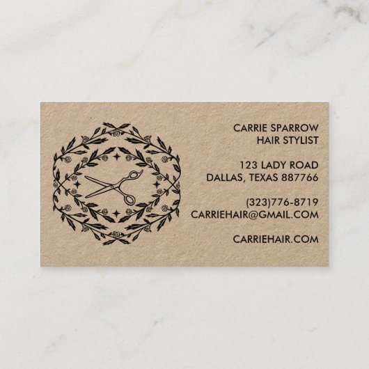 Elegante Mystische Rose Reben Kraft Visitenkarte (Rückseite)