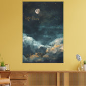 Elegante Nacht Leinwanddruck (Insitu (Wohnzimmer))