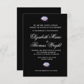 Elegante nächtblühende Kakteen-Blume Einladung (Vorne/Hinten)