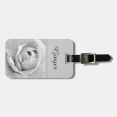 Elegante Name-Rose Gepäckanhänger (Vorderseite horizontal)