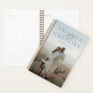 Elegante Namen und Foto-Planer Planer