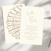 Elegante naturbelassene Clam-Muschel Bücher für Ba Begleitkarte