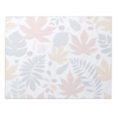 Elegante Nature Autumn Leaves Notizblock (Vorderseite)