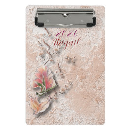 Elegante, naturgetreu geprägtes Mini-Schreibbrett Mini Klemmbrett