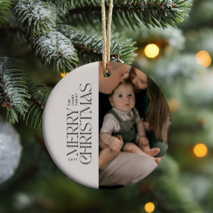 Elegante natürliche Blätter moderne minimalistisch Keramik Ornament