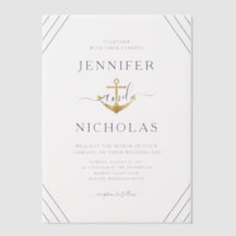Elegante Nautical Anchor Wedding