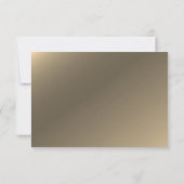 Elegante Navy Blue and Gold Graduation Party Dankeskarte (Rückseite)