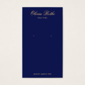 Elegante Navy Blue Earring Display (Vorderseite)