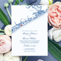 Elegante Navy-Blue-Hochzeit North Topsail Beach Ka