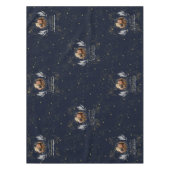 Elegante Navy Gold Herzlichen Glückwunsch Graduati Tischdecke (Vorderseite)