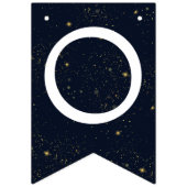 Elegante Navy Gold Herzlichen Glückwunsch Graduati Wimpelkette (Zweite Fahne)