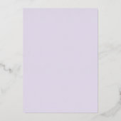 Elegante Navy-Gold-Hochzeits-Einladung Folieneinladung (Rückseite)