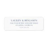 Elegante Navy Minimalist (Vorne)