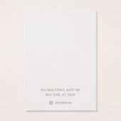 Elegante Necklace White Wood Circle Motif (Rückseite)