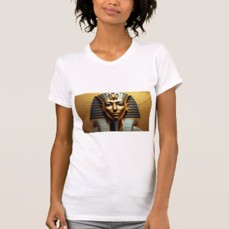 Elegante Nefertiti-Pharaonen-Linienkunst – Frauen  T-Shirt