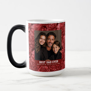 Elegante Nelke Big Dad Foto Custom Kaffee Verwandlungstasse