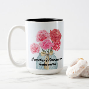 Elegante Nelke für die Tasse der Mama
