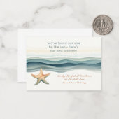 Elegante neue Adresse Mitteilungskarte (Vorderseite/Rückseite Beispiel)