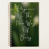 Elegante neue Art grüner Planer zu sein (Vorderseite)