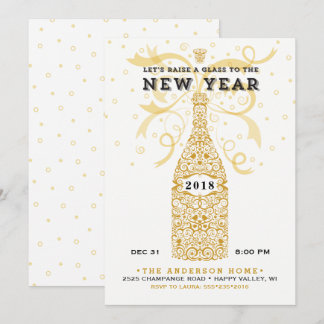 Elegante neue Party Einladung 2018