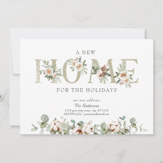 Elegante neue Zuhause für den Urlaub Ankündigung (Vorderseite)