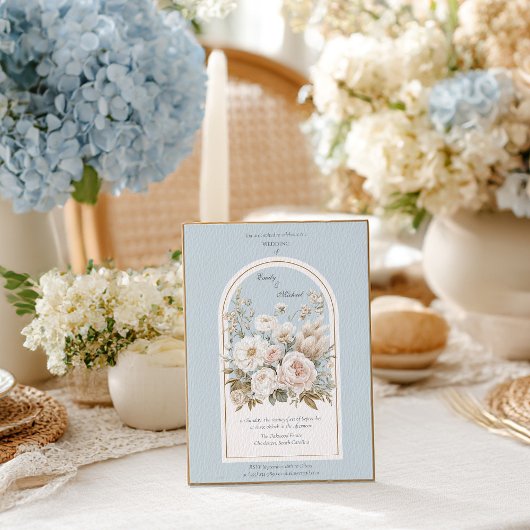 Elegante, neutrale Arschhochzeit Einladung