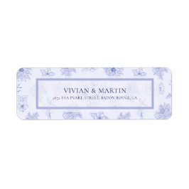 Elegante neutrale blaue Schattenblütenblüte Rückse