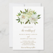 Elegante, neutrale Blütenblütenhochzeit