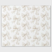 Elegante neutrale Bogen-Geschenkpapier Geschenkpapier (Flach)