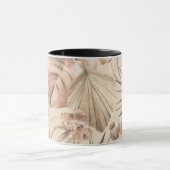 Elegante neutrale botanische Kunst Tasse (Zentrum)