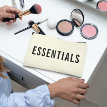 Elegante neutrale Essentials Schwarze Typografie