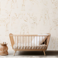 Elegante neutrale Fawn Sketch