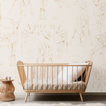 Elegante neutrale Fawn Sketch