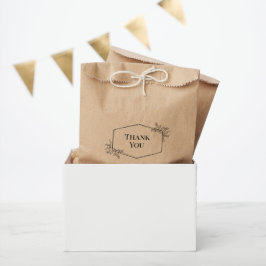 Elegante neutrale Hochzeit Geschenktütchen