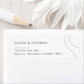 Elegante neutrale Paare-Hochzeitsstimmung - Rückse (Insitu)