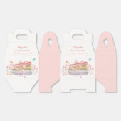 Elegante New Chapter Floral Bow Book Baby Shower Geschenkschachtel (Ungeklappt)