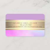 Elegante New Orleans Club Visitenkarte (Rückseite)