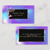 Elegante New York Visitenkarte (Vorne/Hinten)