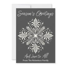 Elegante nicht-denominationale Snowflake-Urlaubska