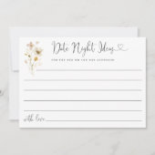 Elegante Niedlich Date Night Wildblumen Blumenbeet (Vorderseite)