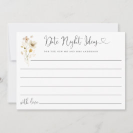 Elegante Niedlich Date Night Wildblumen Blumenbeet