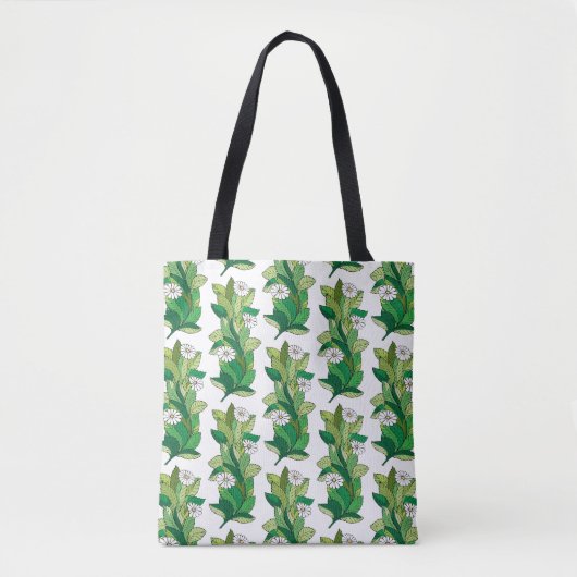 Elegante Niedliche Blume kamiller Blumenmuster Tasche (Vorderseite)