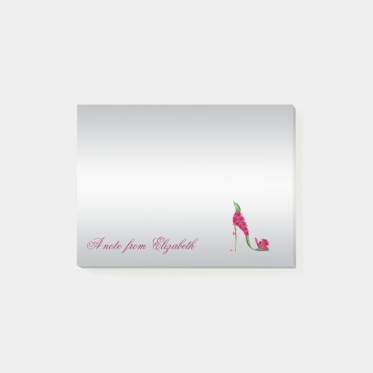 Elegante Niedliche Girly Stylish ,High Heels Post-it Klebezettel (Vorderseite)