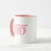 Elegante, Niedliche Personalisierte "Nancy" in Pas Tasse (Vorderseite Links)