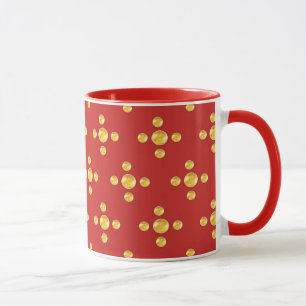 Elegante niedliche Punkte Tasse