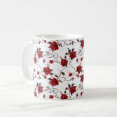 Elegante Niedliche, raffinierte, schicke Romantisc Kaffeetasse (Vorderseite Links)