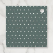 Elegante Niedliche Red Strawberry Leafy Foliage We Geschenkanhänger (Rückseite)